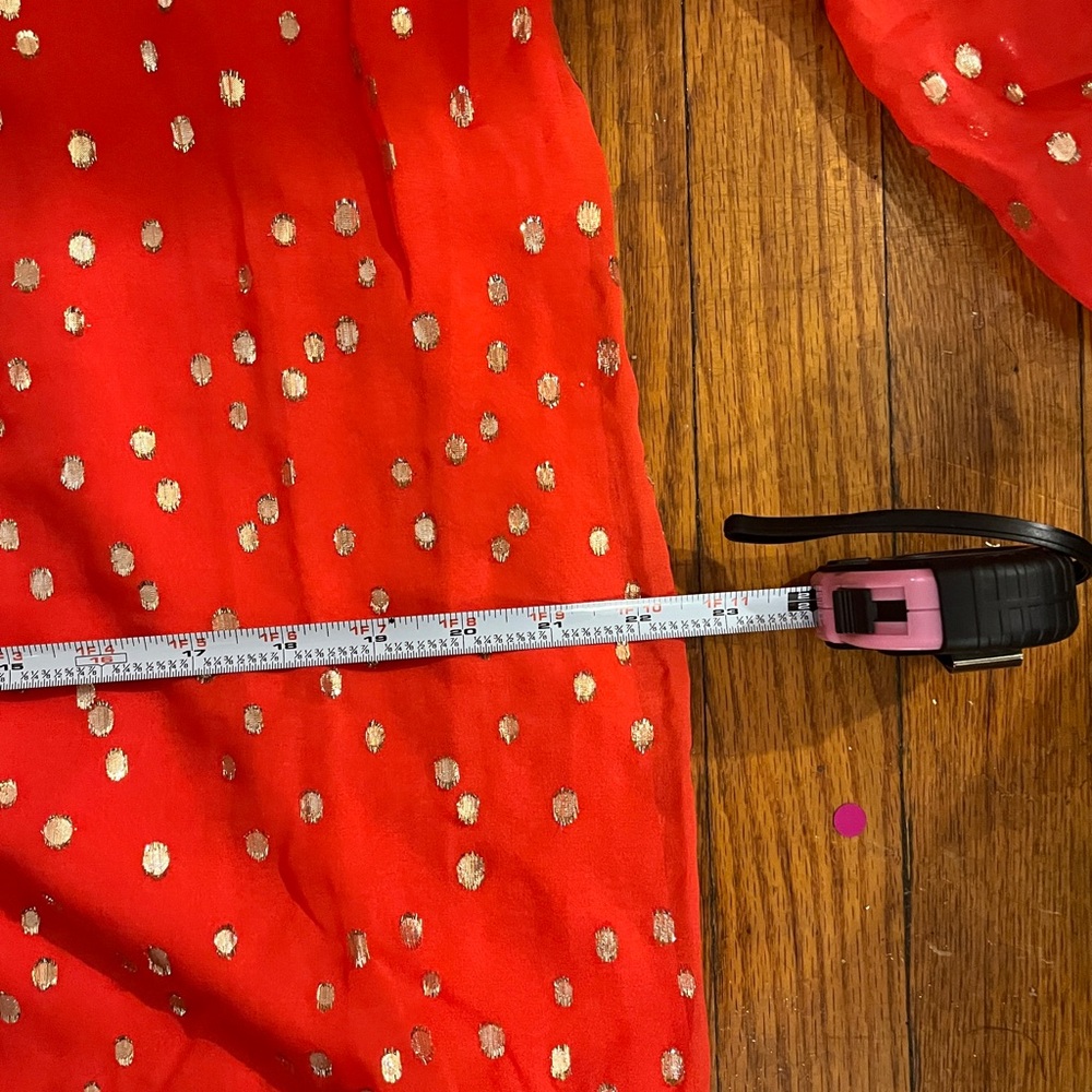 Lily Pulitzer Women's Red Polka Dot Top Size 10 - Picture 11 of 17